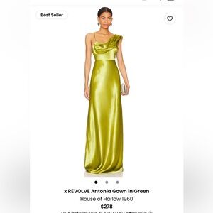REVOLVE Antonia Gown in Green — House of Harlow 1960 size XL